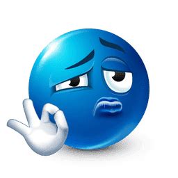 blue emoji meme transparent